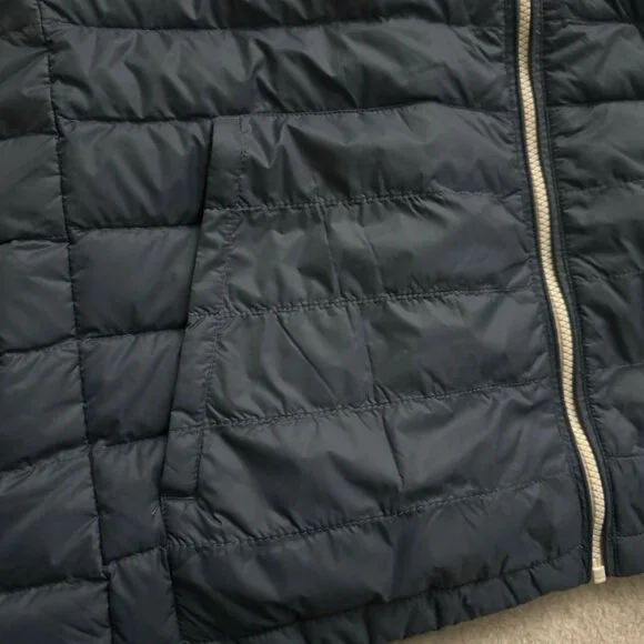 Marine Layer Banks Puffer Hoodie  sea Jacket Navy blue sz XL full zip pockets - Picture 11 of 12